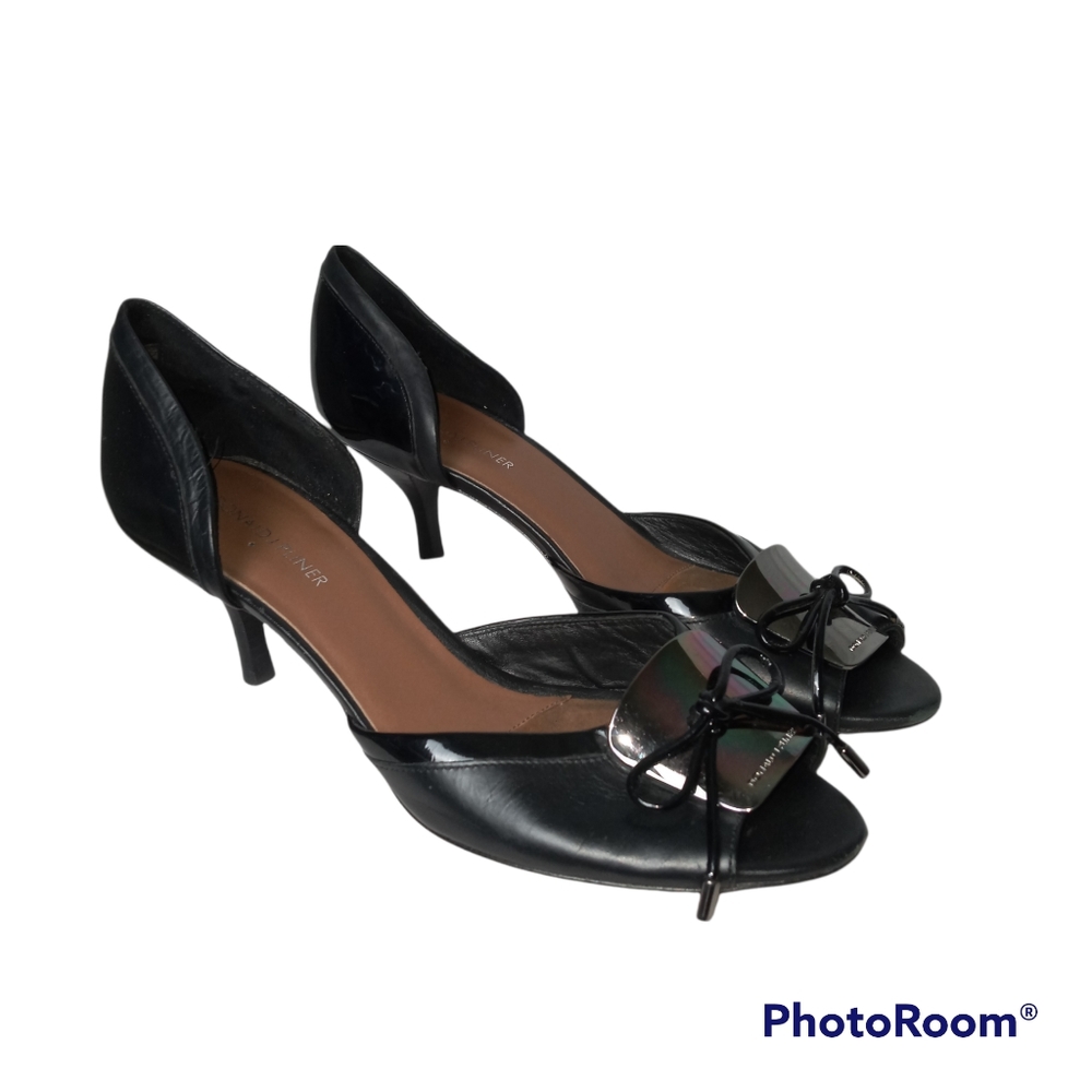 Donald J. Pliner Frida Peep Toe Kitten Heels
